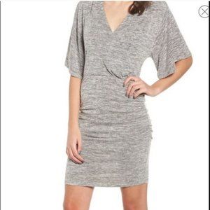 Leith Jersey Dolman Dress - Grey Cloudy Heather, Size L